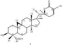 Chemical structure of abrusogenin